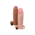 Pleasure X-Tender Vibrating Penis Sleeve Flesh 3 Inch
